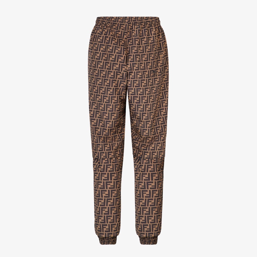 Fendi Pants Brown nylon pants